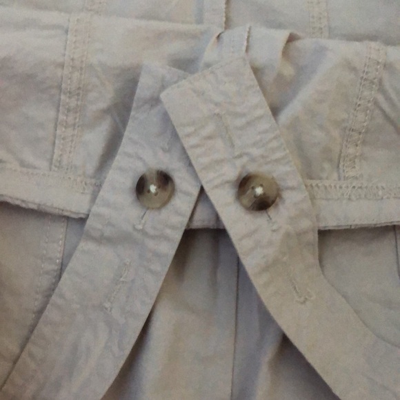 Daily Practice by Anthropologie Sleeveless Romper Size M Beige - Picture 4 of 13